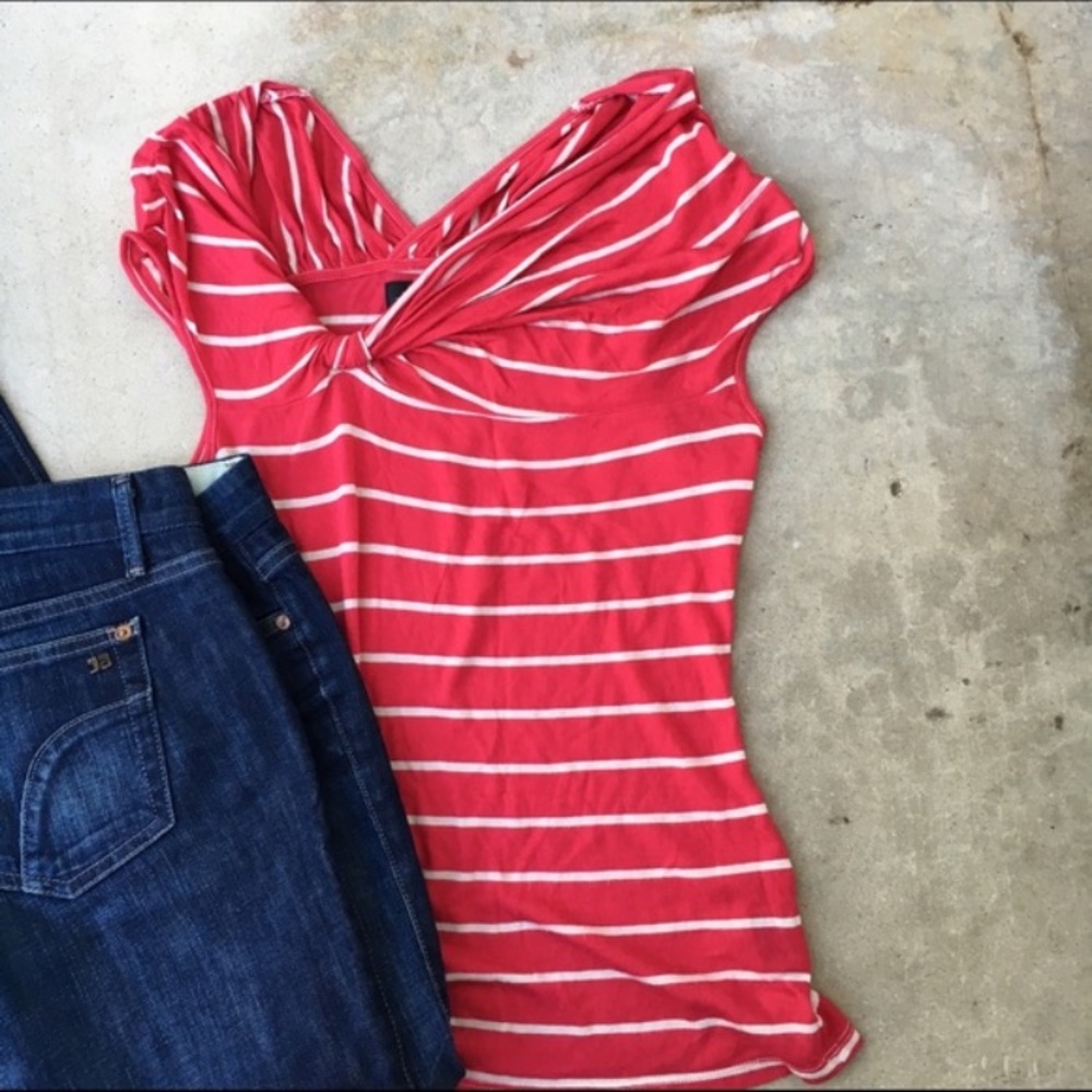 Anthropologie Deletta stripped top size small